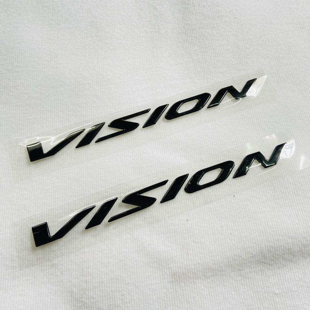 Cặp tem chữ zin theo xe VISION kèm keo dán siêu chặt