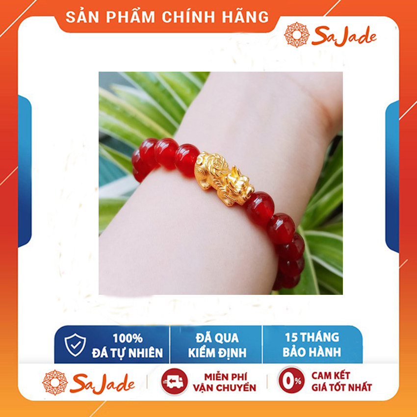 TGS Vòng tay phong thủy TGS120, vòng phong thủy hợp người mệnh Hỏa, mệnh Thổ, mệnh Thủy nam và nữ