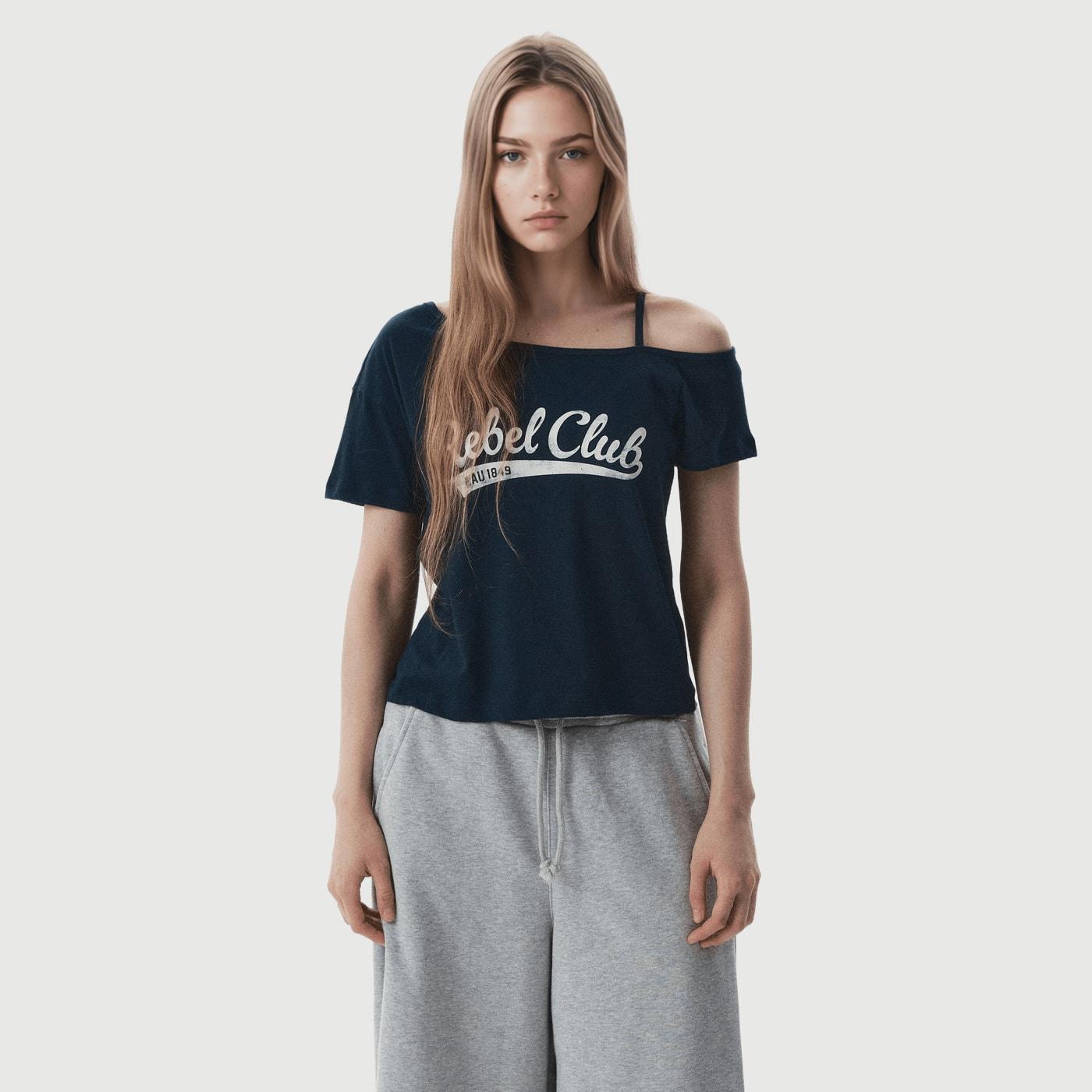 Whoau One-Shoulder T-Shirt(F)_Whrpg3723F