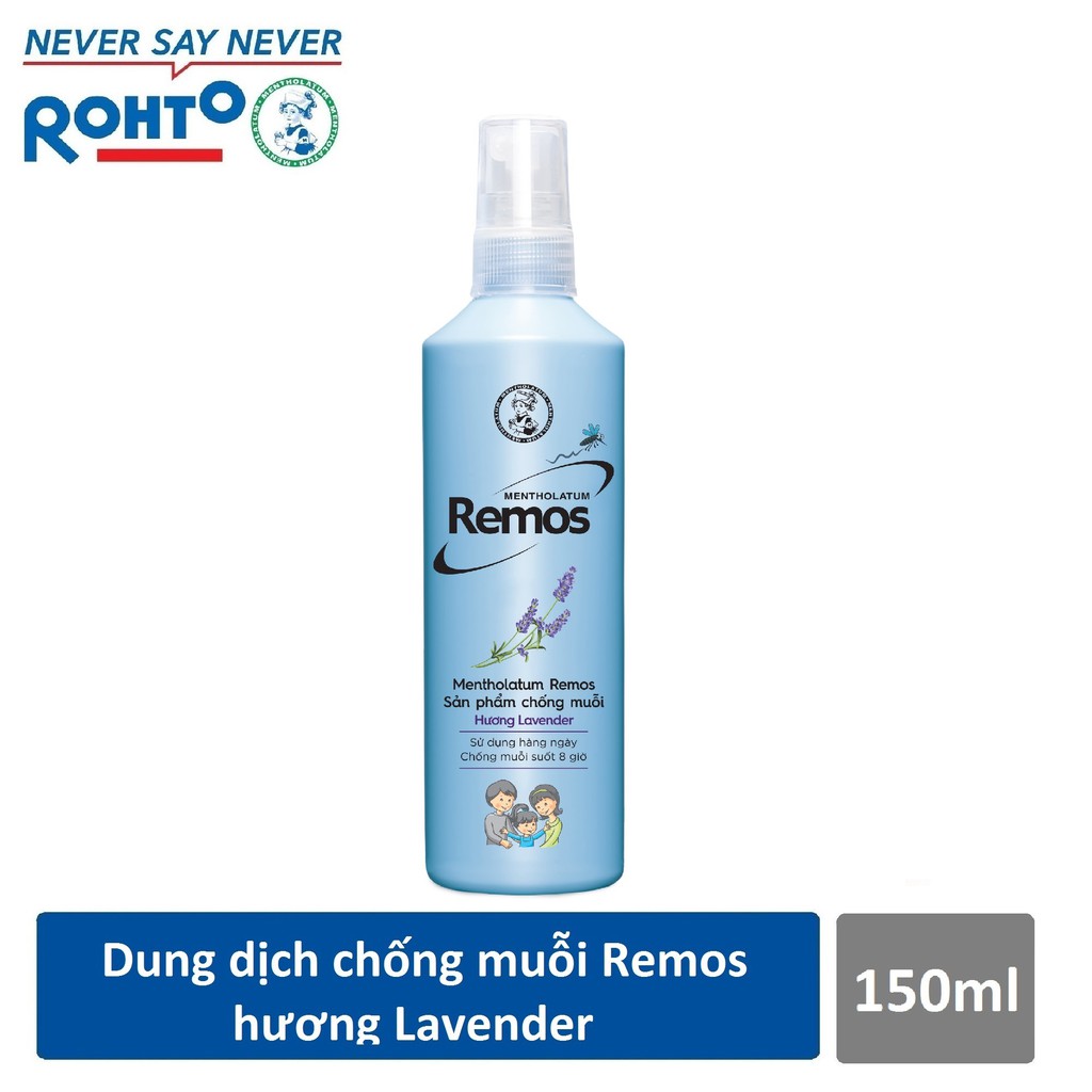 Dung dịch chống muỗi Remos Mentholatum hương Sả Chanh 150ml