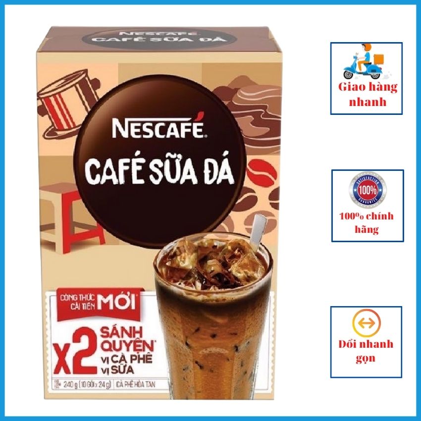 Nescafe cà phê sữa đá x2 sánh quyện mncfsđ01