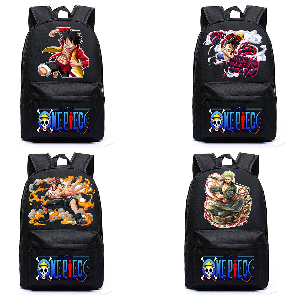 Balo One piece , Cặp one piece - Balo Luffy , ace râu trắng , ace giá rẻ