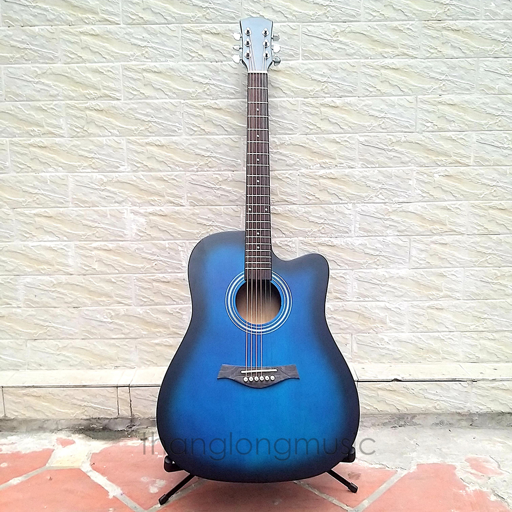Đàn guitar giá rẻ - Đàn Guitar Acoustic 41 (dáng D Cutaway) Có Ty Chỉnh Cần Guitar Sinh Viên Giá Rẻ - 2