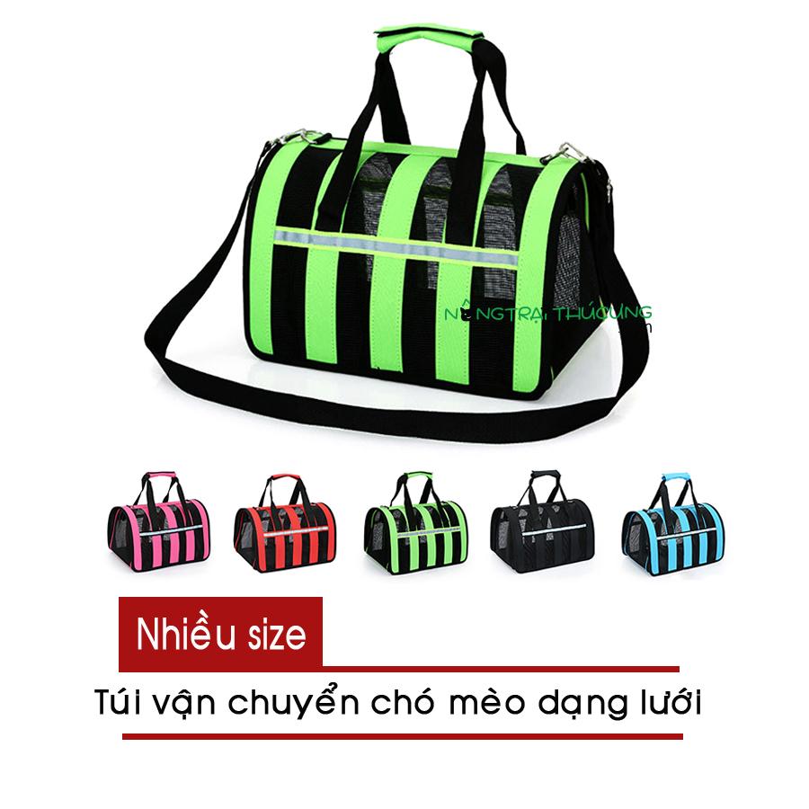 Túi vận chuyên chó mèo dạng lưới - Túi du lịch chó mèo - Nhiều size - [Nông Trại Thú Cưng]