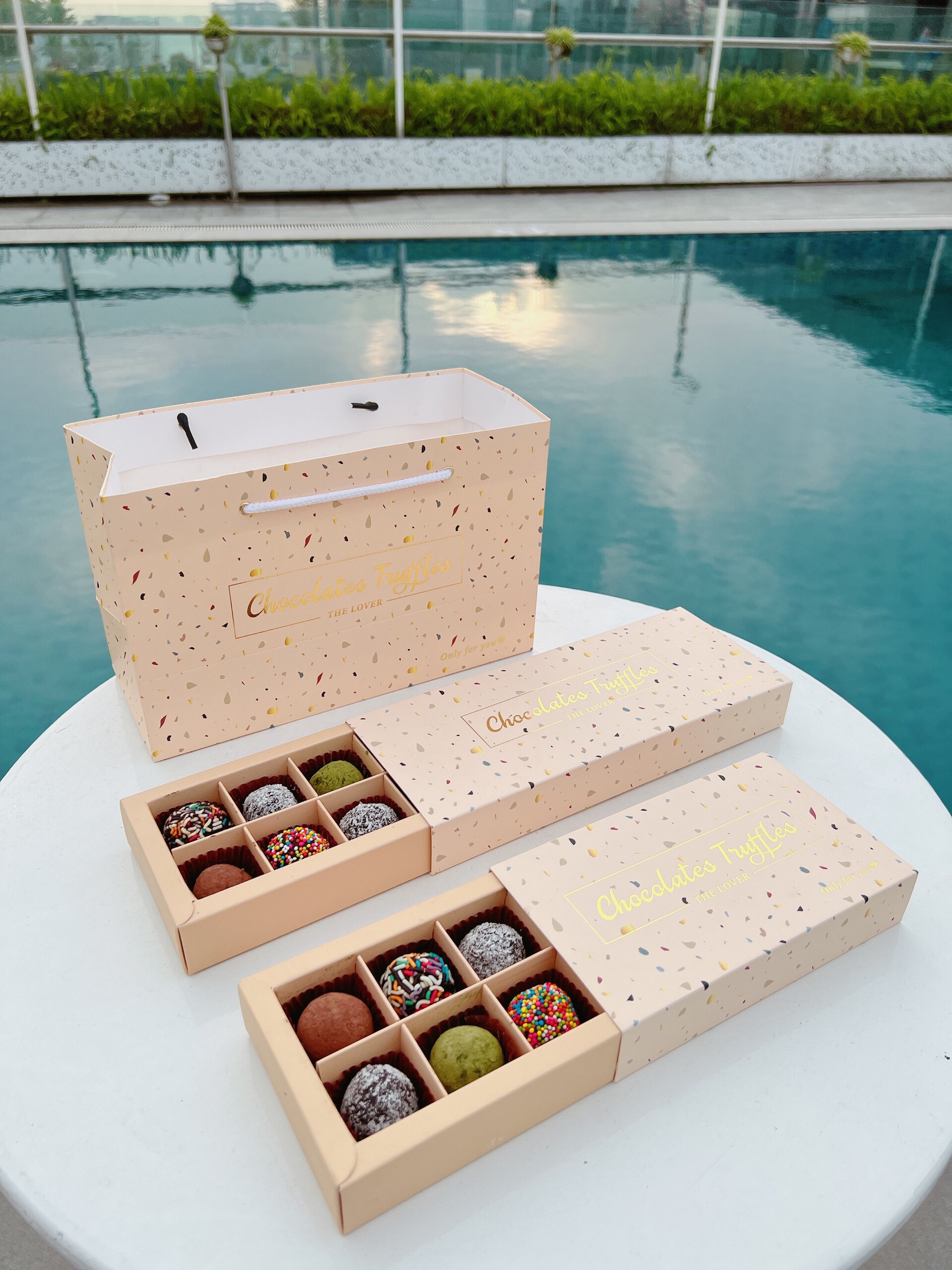 Socola Valentine Chocolate Truffles Mẫu Mới, Siêu Đẹp