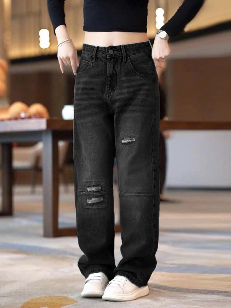 Quần Jean Ống Suông Rộng, Quần Jean Nam Style Năng Động Trẻ Trung Màu Basic- Jean35