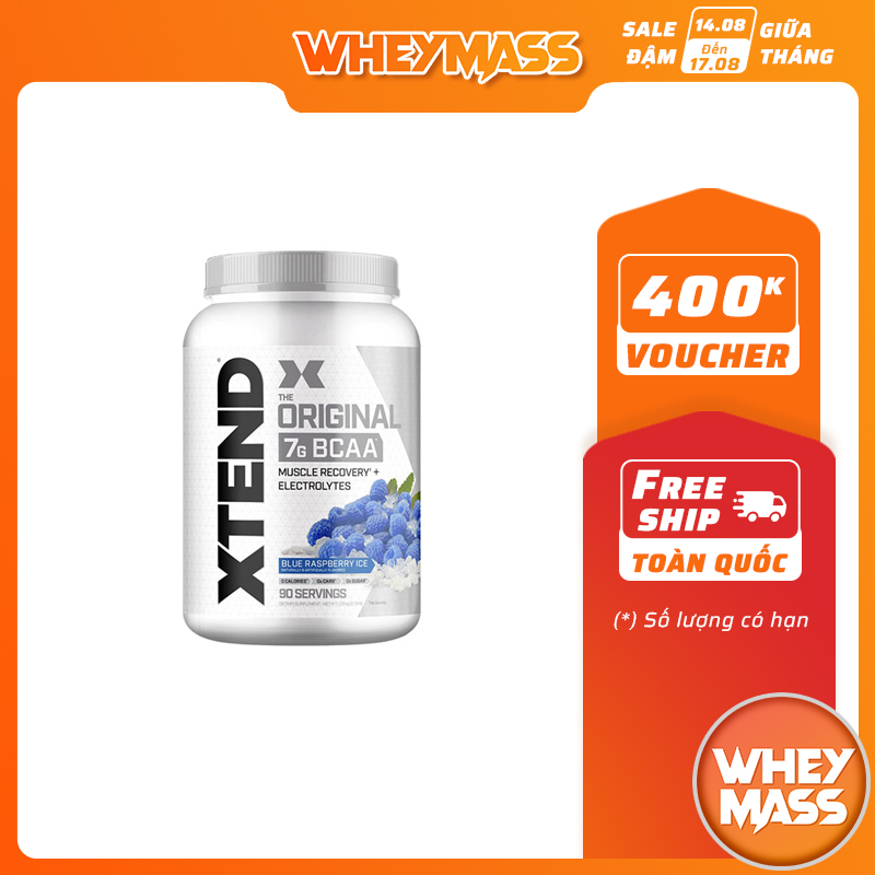 Chống Dị Hóa Cơ Bắp Xtend BCAA 90 lần dùng 1.1kg  Scivation - Từ Châu Âu