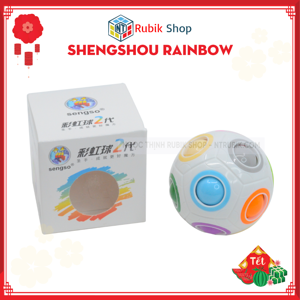 Rubik Shengshou Rainbow Ball đồ chơi thông minh