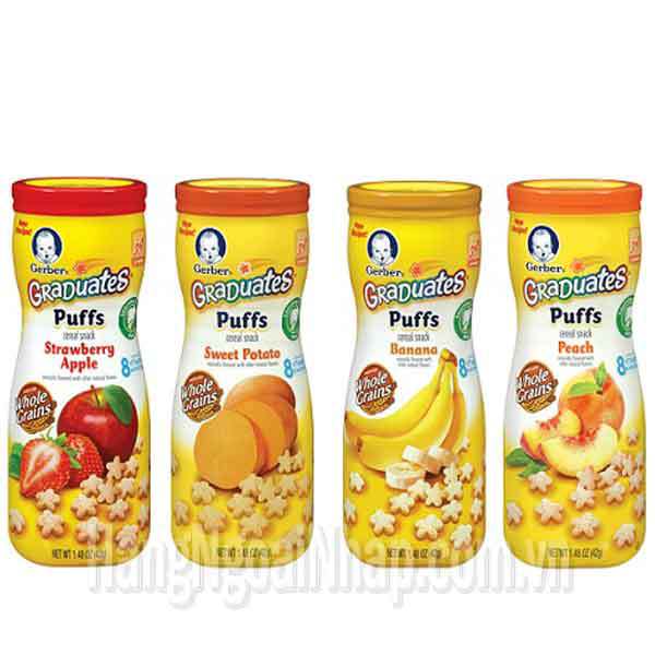 Bánh tan, bánh ăn dặm gerber của mỹ