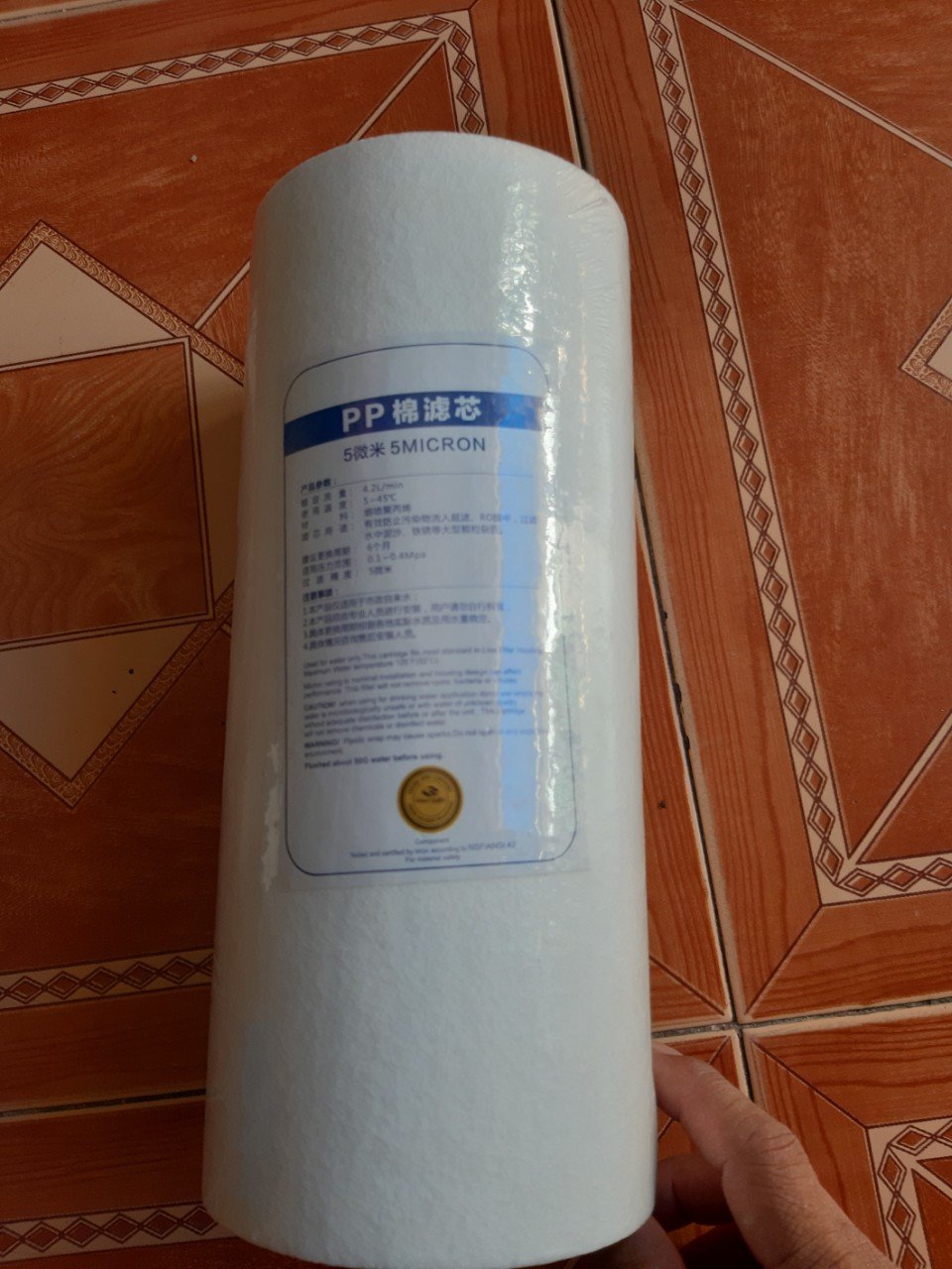 Lõi lọc nước pp béo pp bigblue 10in 25-11