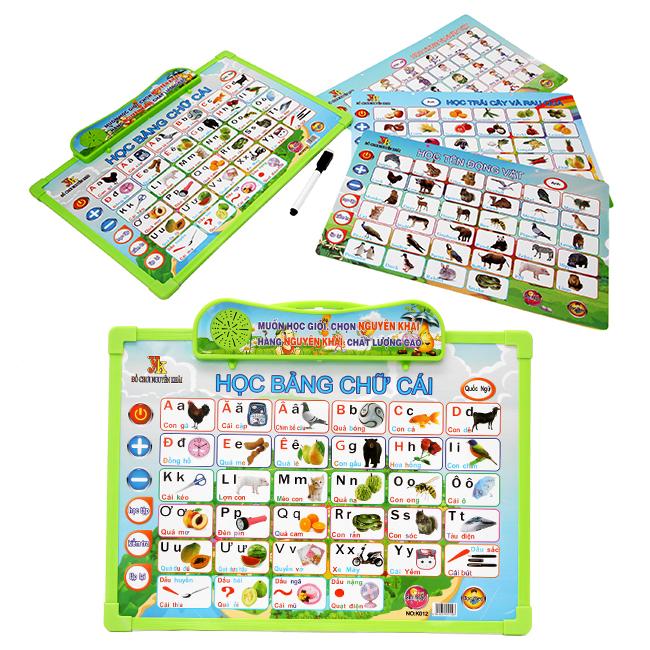 Bảng điện tử thông minh loại 7 mặt hình, giúp bé tự phát triển toàn diện, học tập tốt