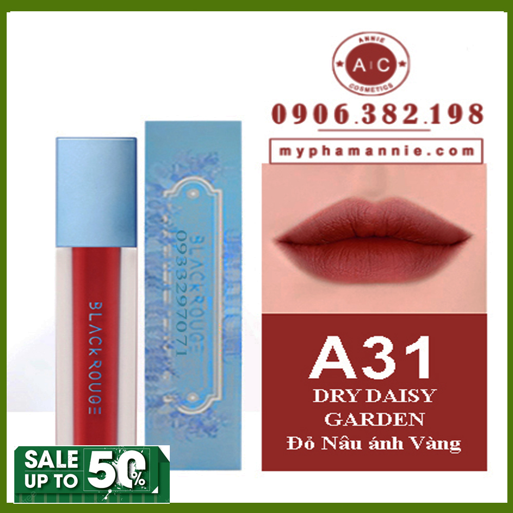 Son kem lì - son kem b.l.a.c.k.r.o.u.g.e nắp xanh, chất son lì ,mềm mại ,ko khô,,ko trôi khi ăn, giữ màu suốt 8h.