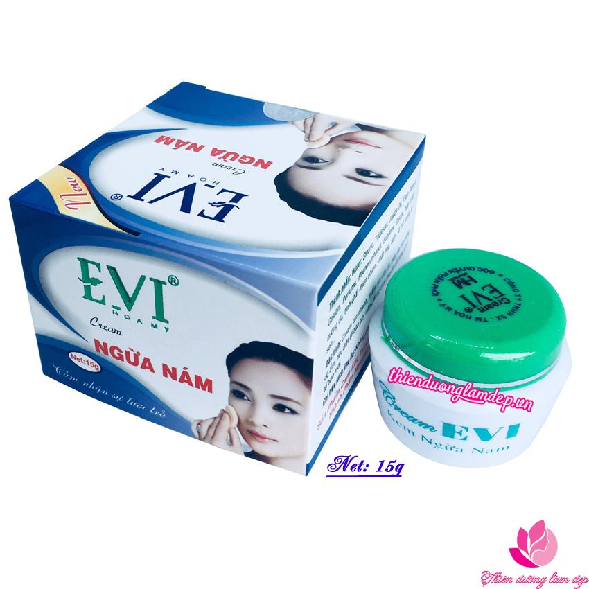 Mỹ Phẩm EVI - Kem nám dưỡng trắng da không bào mòn da CREAM EVI (15g)