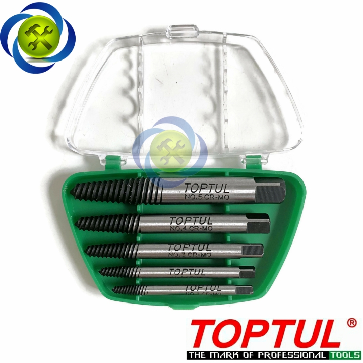 Bộ lấy ốc gãy 5 cây toptul jgaw0501