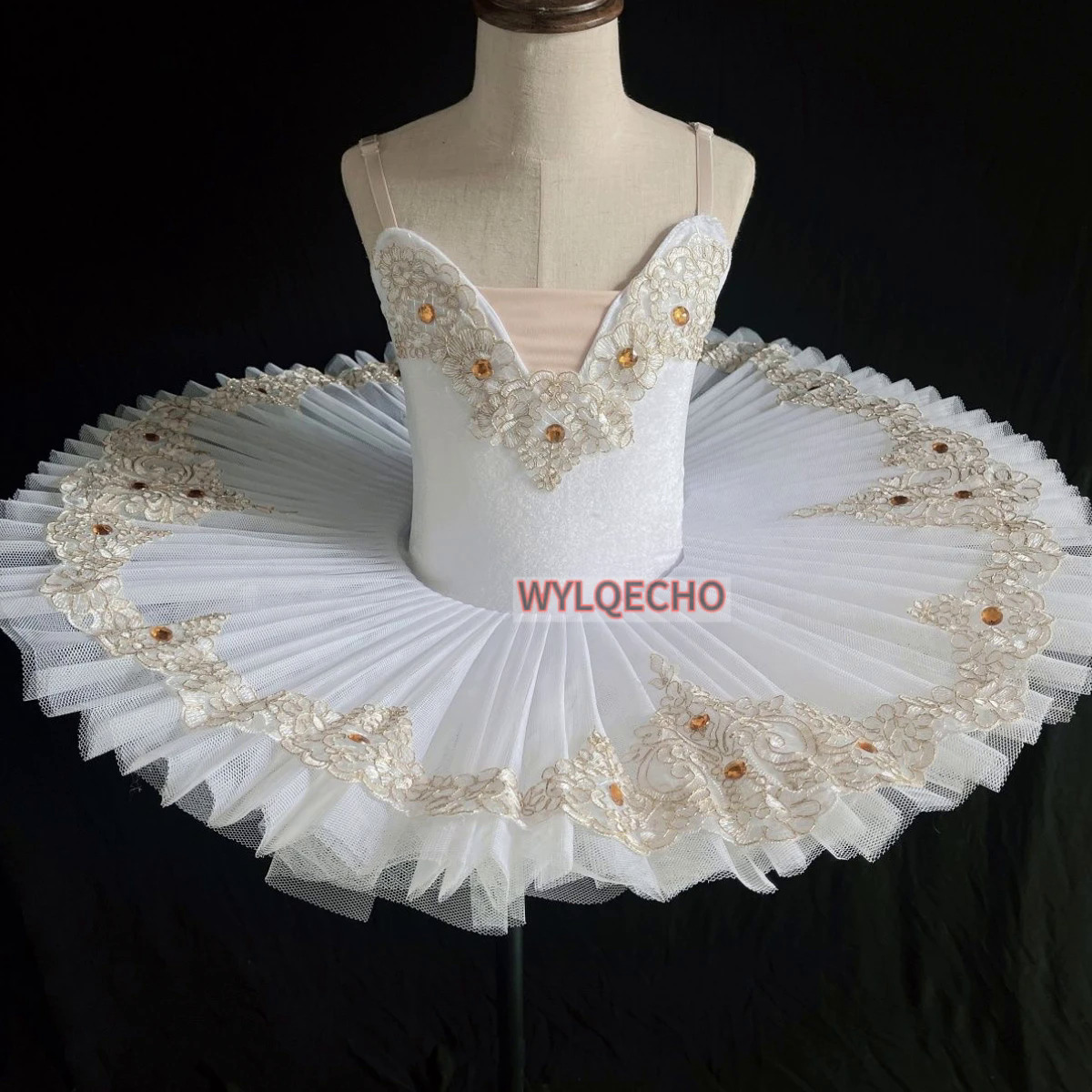 Trắng Sequined Chuyên Nghiệp Ba Lê Tutu Phụ Nữ Dành Cho Người Lớn Ba Lê Ăn Mặc Cô Gái Trẻ Em Sân Khấu Mặc Thiên Nga Hồ Nhảy Ballerina Trang Phục Mặc