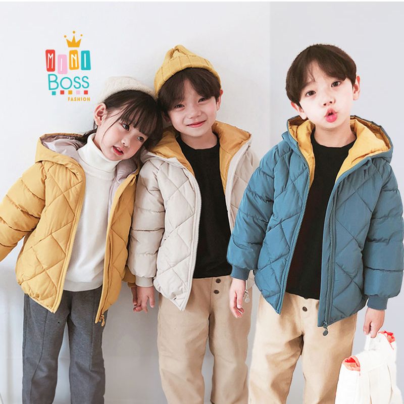 Áo khoác cho bé 12-30kg QUẢNG CHÂU | Áo phao cho bé quả trám