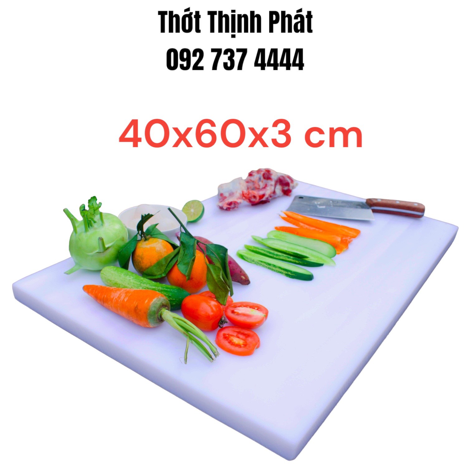 Thớt nhựa, thớt nhựa 60x40 dày 3cm, thớt nhựa công nghiệp, thớt nhựa sáu màu, thớt nhựa gia đình, thớt nhựa nguyên sinh, thớt nhựa màu trắng, thớt nhựa chữ nhật, thớt nhựa dày, thớt, thớt nhựa thịnh phát, thớt trắng, thớt