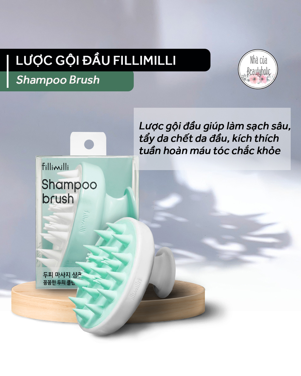 Lược gội đầu fillimilli shampoo brush