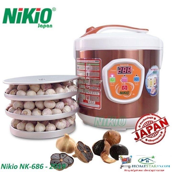 [HCM]Máy làm tỏi đen Nhật Bản Nikio NK-686 - 6 lít - Model 2019