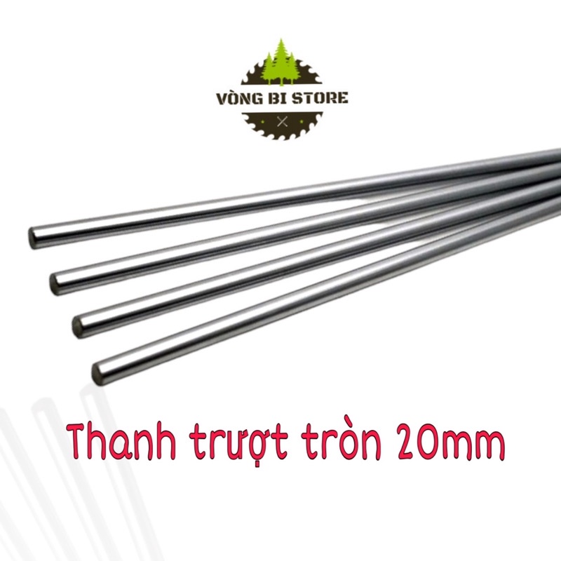 Thanh trượt tròn mạ Crom 20mm