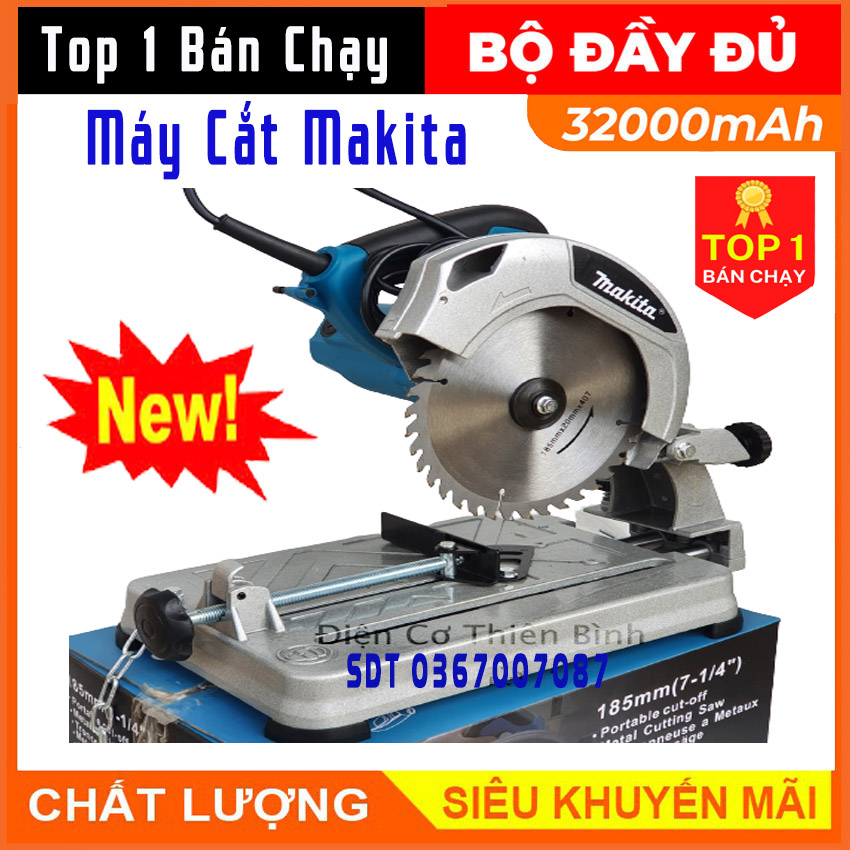 Máy cắt sắt công suất lớn máy cắt sắt và gỗ bàn trượt makita đa năng thế hệ mới 2023 new 100% máy cắt sắt gỗ trượt rsk tặng đĩa cắt sắt cắt gỗ 185mm lỗi đồng 100%tặng lưỡi cưa gỗ và đá cắt