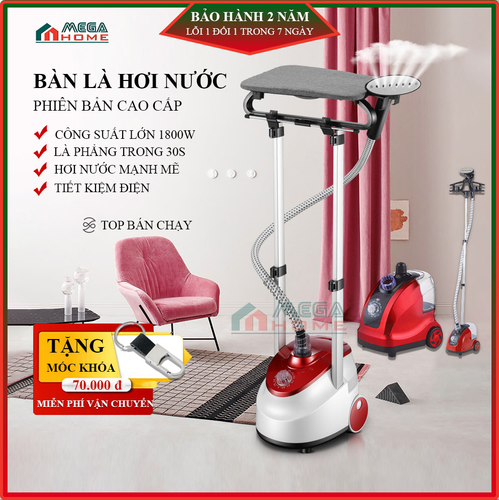 Bàn là hơi nước, bàn ủi hơi nước đứng cầm tay đa năng công suất lớn là thẳng mọi loại vải Bảo hành 2 năm 7 ngày lỗi đổi mới