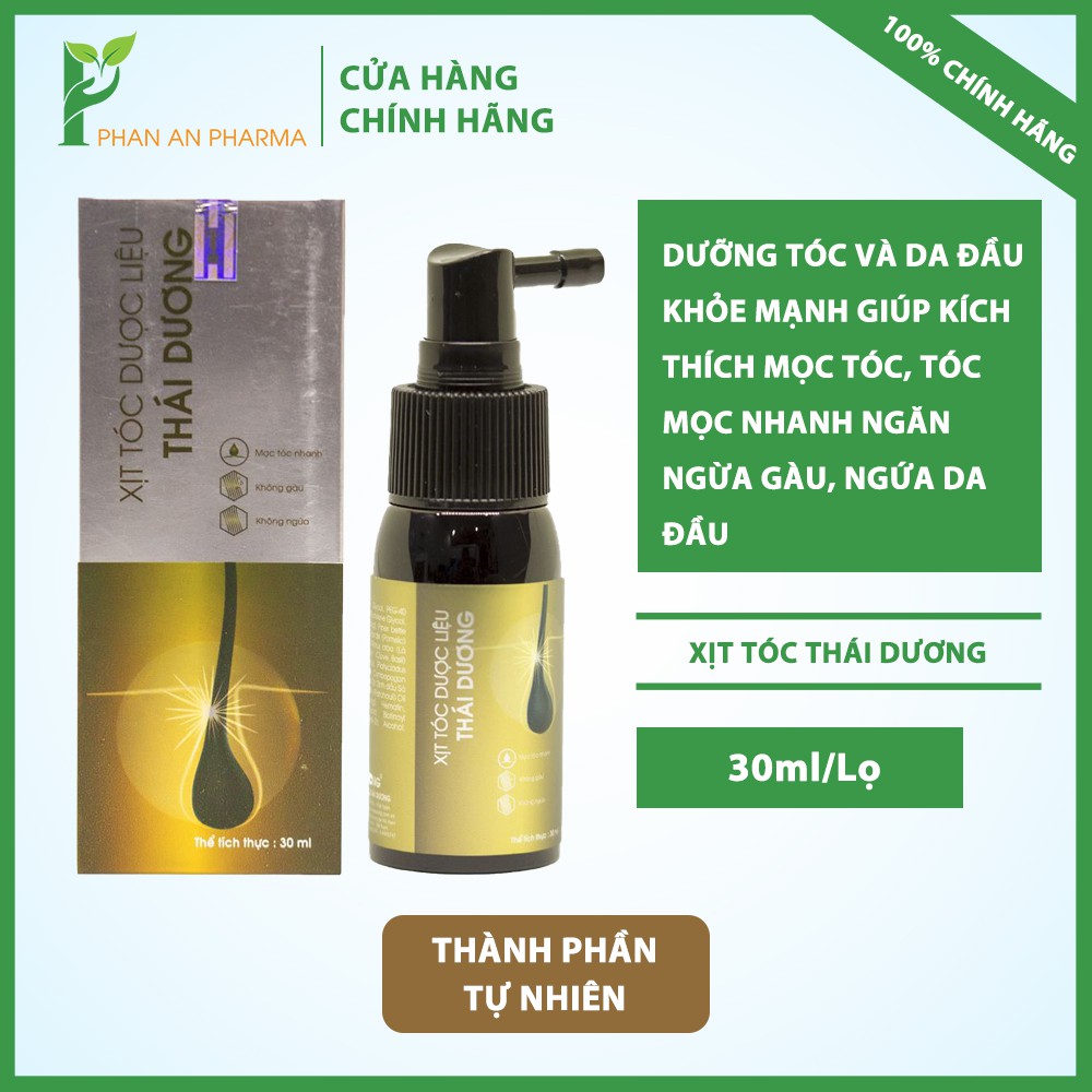 XỊT TÓC DƯỢC LIỆU THÁI DƯƠNG Giúp kích thích mọc tóc tóc mọc nhanh Dưỡng tóc và da đầu khỏe mạnh CN107