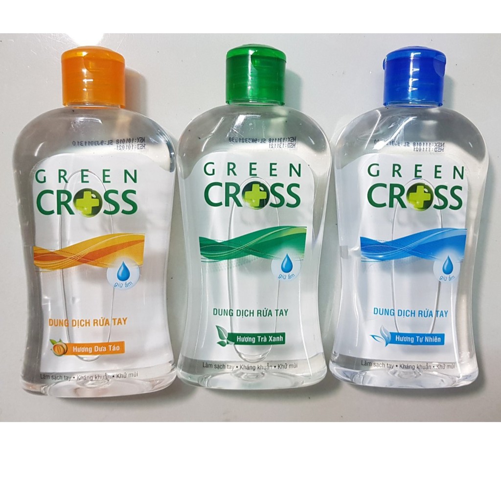Nước rửa tay khô Green Cross 250ml