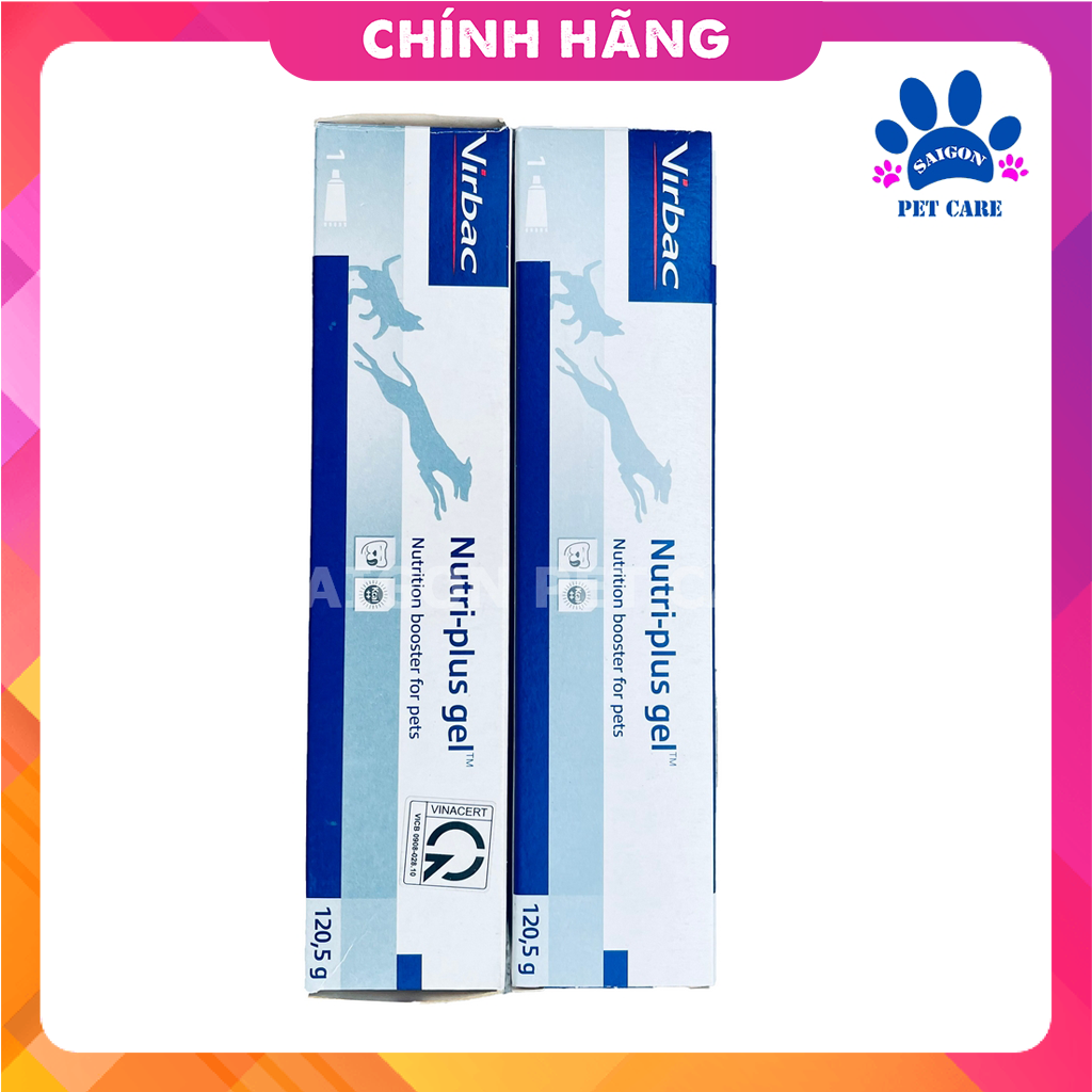 Gel dinh dưỡng Virbac Nutri Plus Gel dùng cho chó mèo, thú cưng