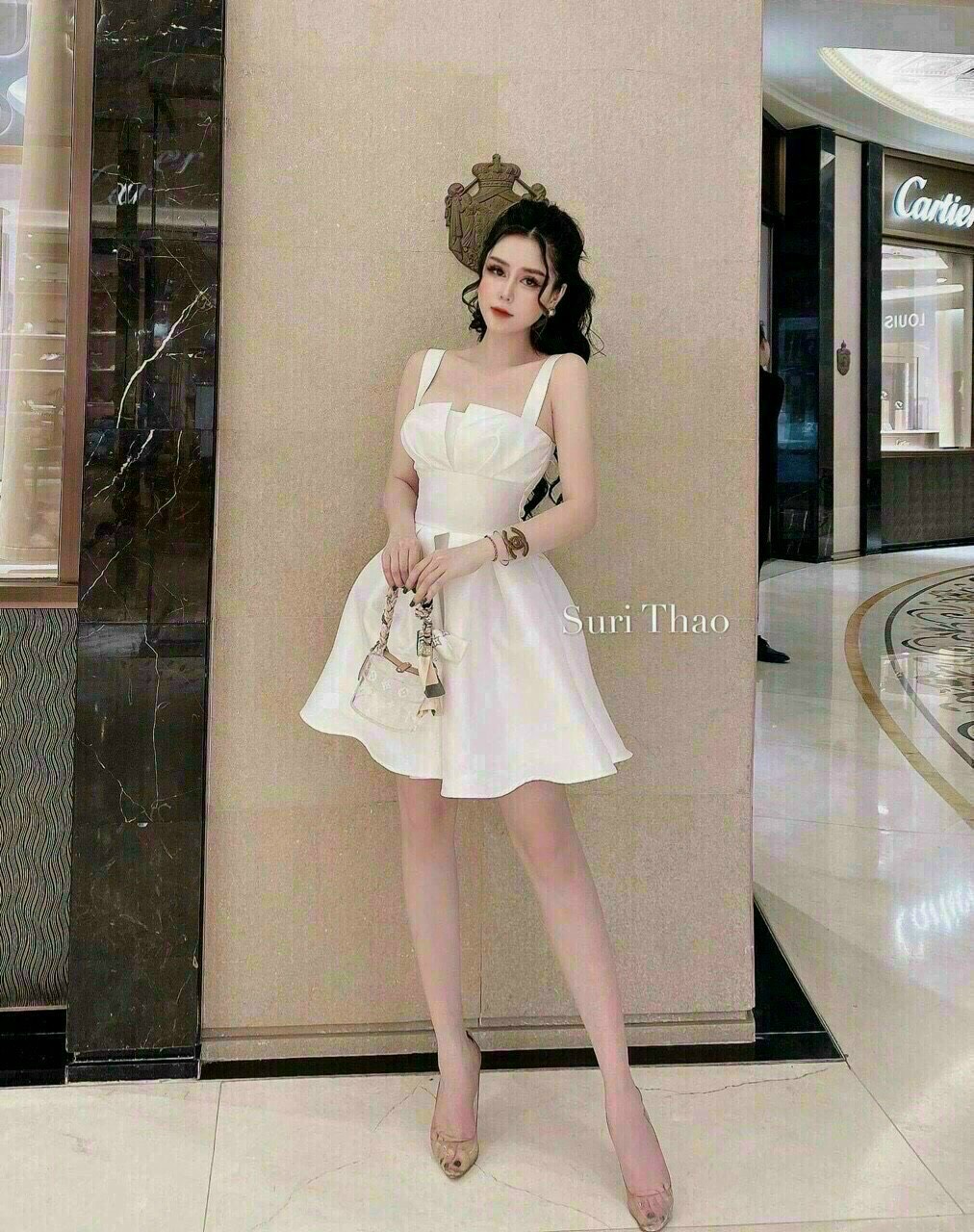 Đầm xòe cup ngực - qc22