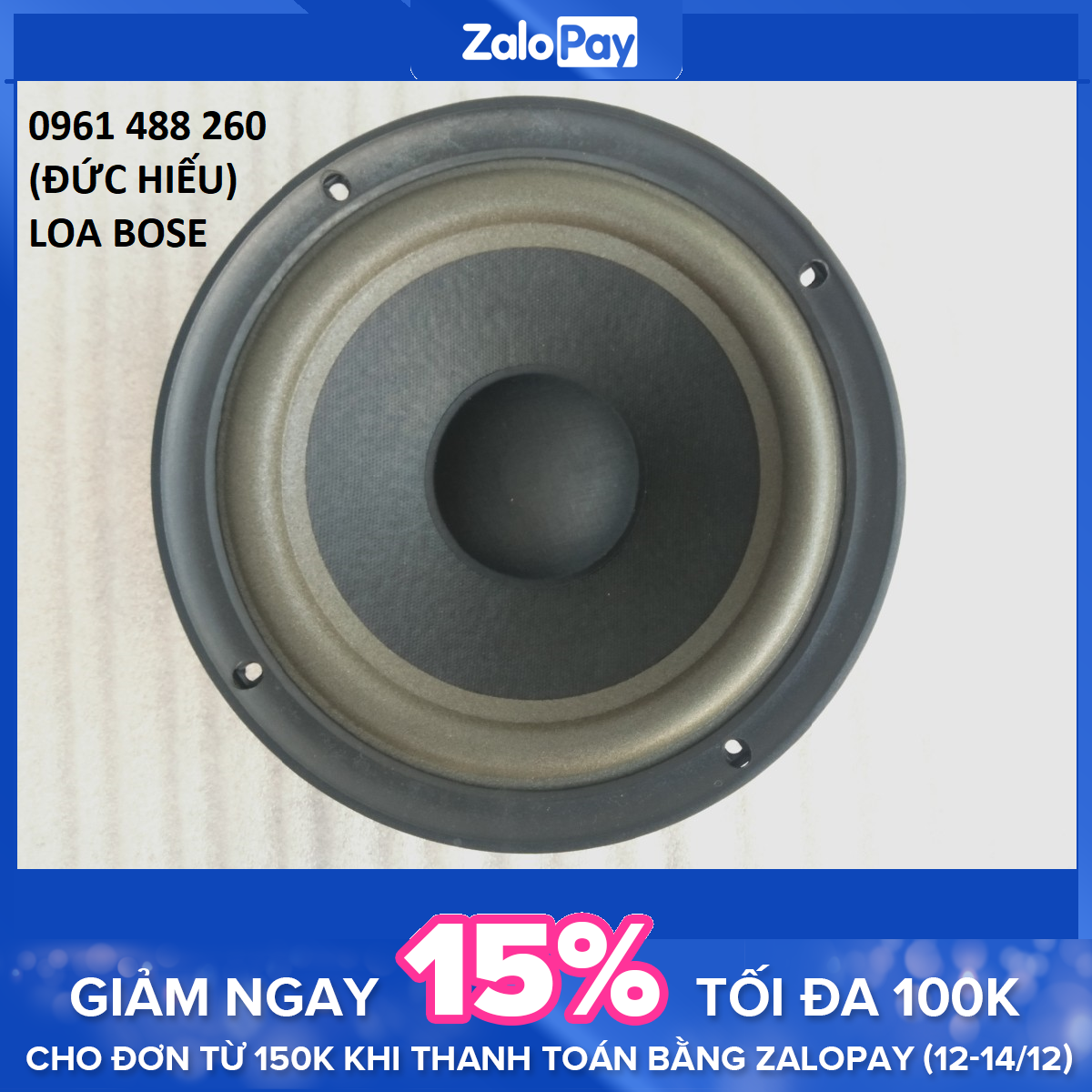 2 củ loa bass 20 bose seri 4 núm mềm xịn