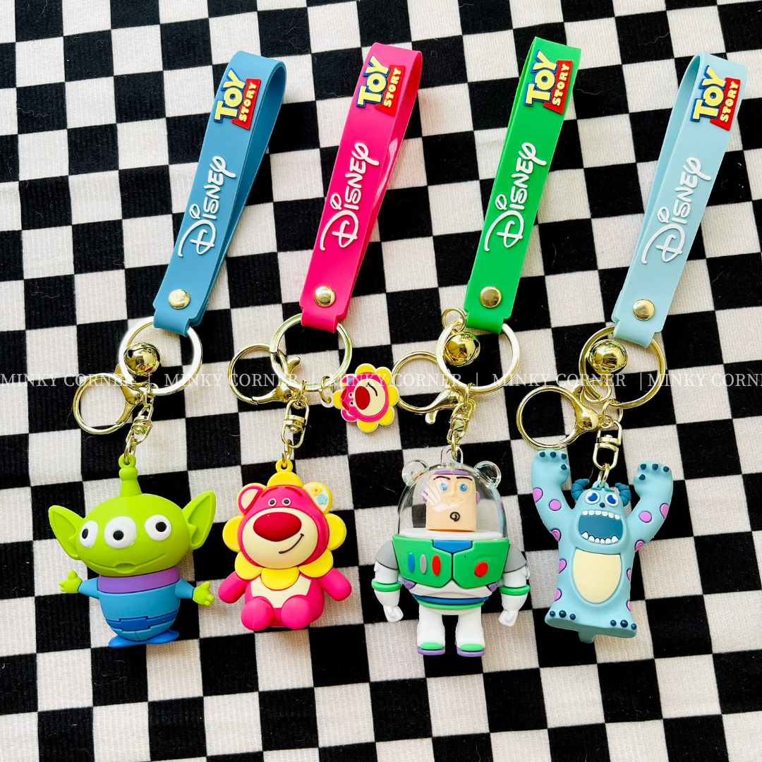 Móc khóa nhân vật toy story, móc khóa nhân vật hoạt hình siêu đáng yêu