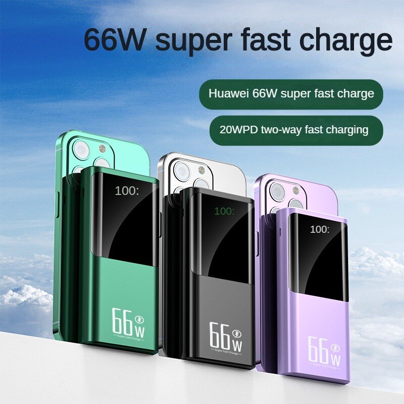 PD20W Power Bank For Phone High Capacity External Portable Battery