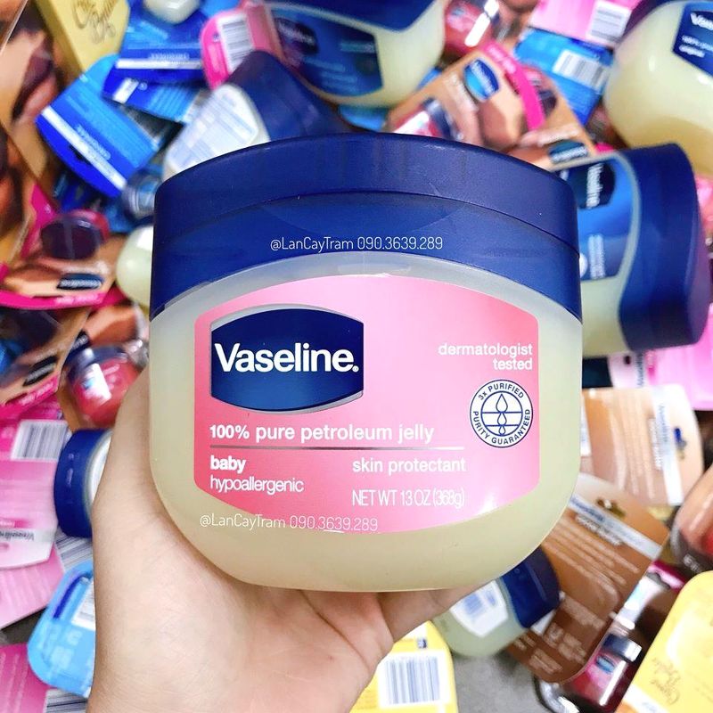 Sáp dưỡng da đa năng vaseline baby mỹ 368g