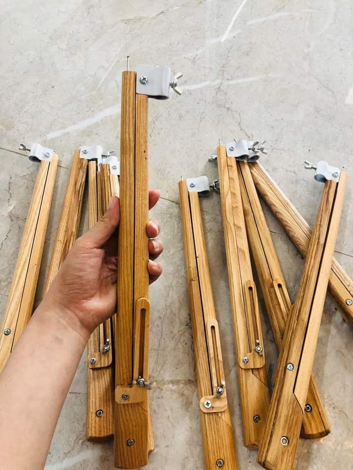 Thước Compa chất liệu gỗ sồi chắc chắn , phun PU cho giáo viên