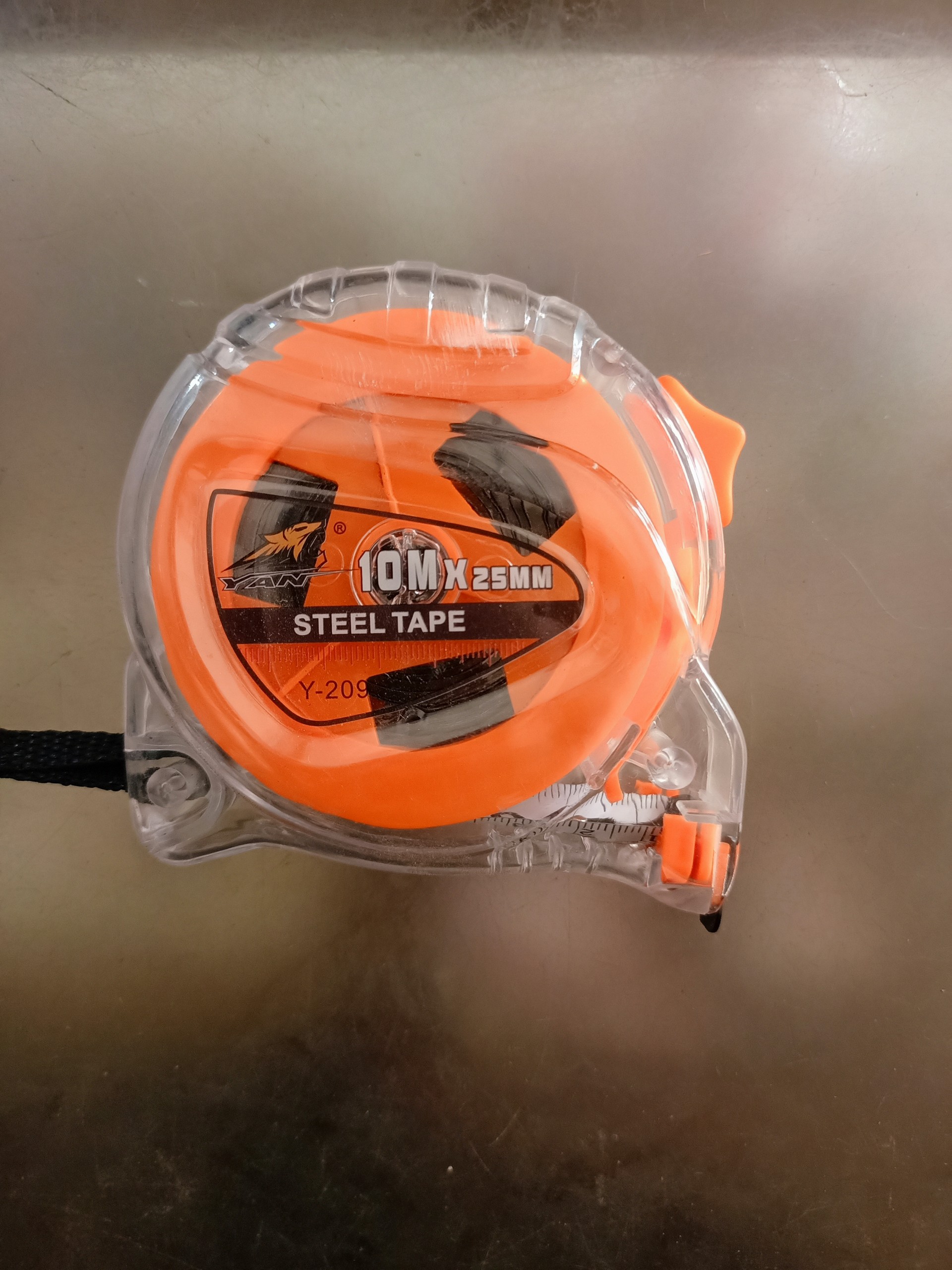 THƯỚC KÉO 2 MẶT NHỰA TRONG YAN 10M (MẶT SỐ + LỖ BAN)