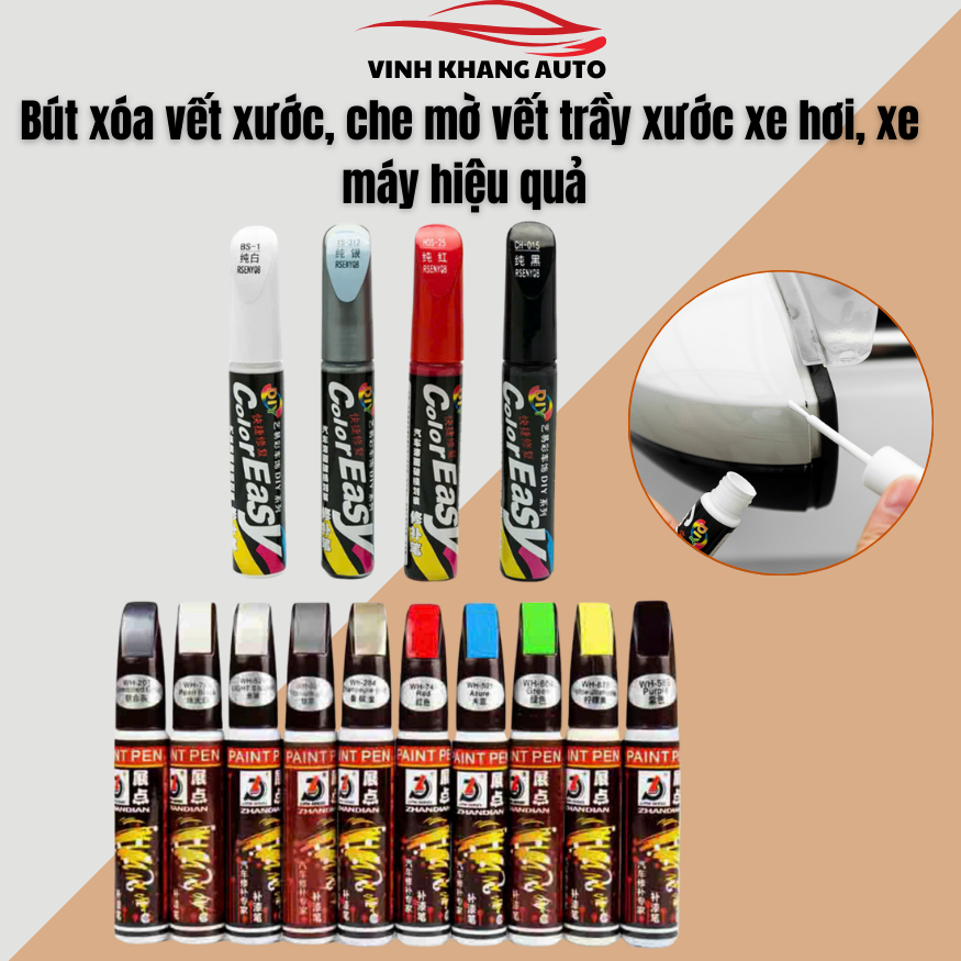   Giá Sỉ  Bút Xoá COLOR EASY Vết Trầy Xước,Che Mờ Vết Xước Sơn Xe Xóa Trầy Sơn Ô Tô Xe Máy Hiệu Quả 