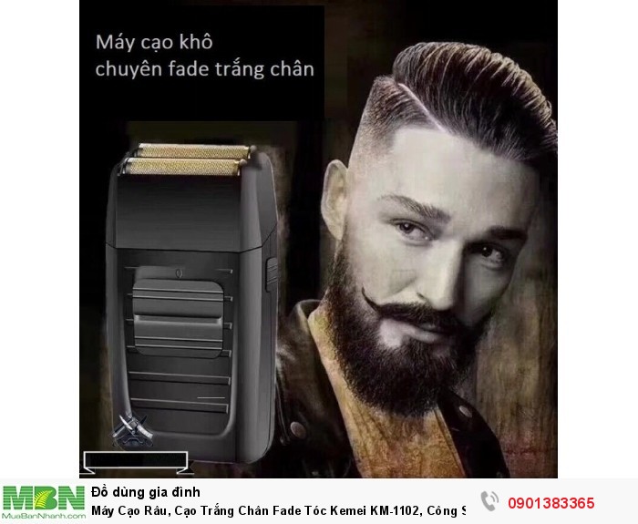 Máy cạo râu khô cao cấp kemei Model KM-1102