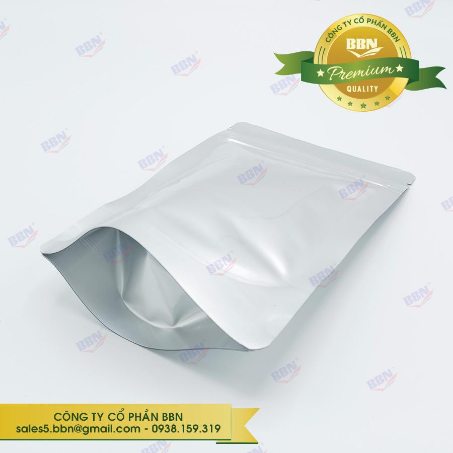 Túi zip đứng 2 mặt bạc tl 1kg 22x32cm