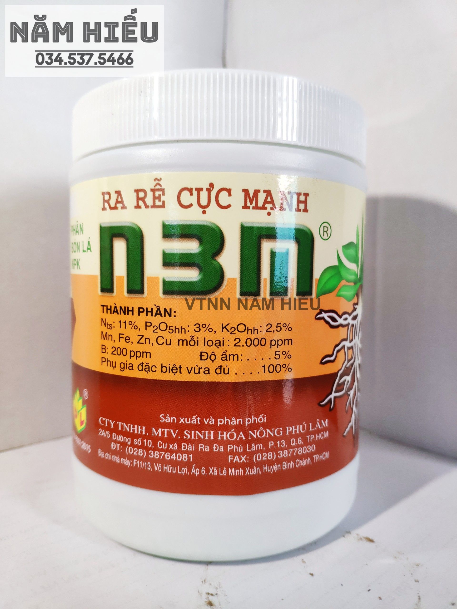 N3M 500g - Chính hãng 100% Phân bón NPK RA RỄ CỰC MẠNH