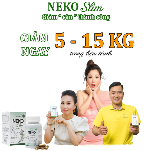 Neko Slim Hỗ Trợ Giảm Cân Hiệu Quả Cho Dáng Đẹp Eo Thon Hộp 60v