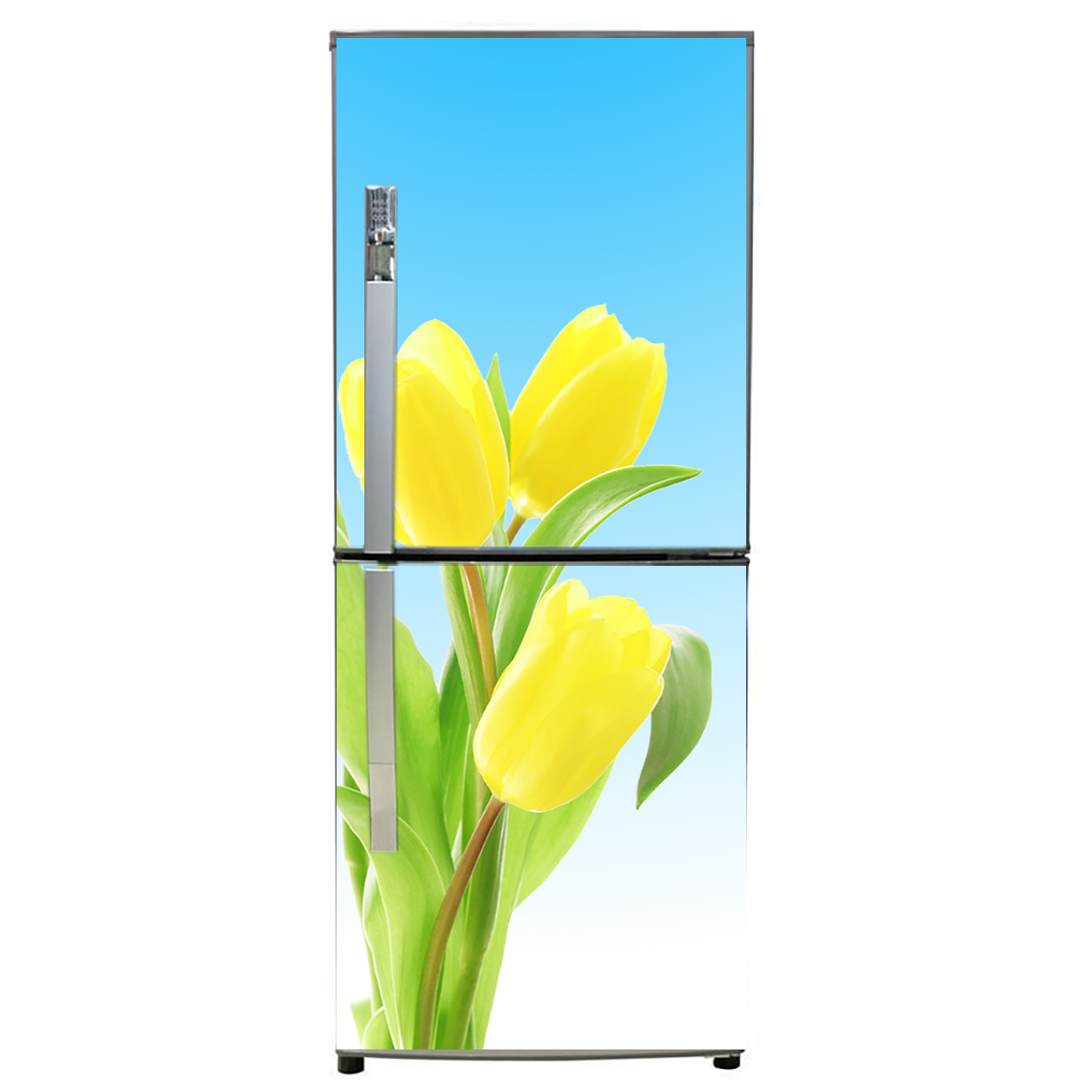 [HCM]decal dán trang trí tủ lạnh - hoa tulip