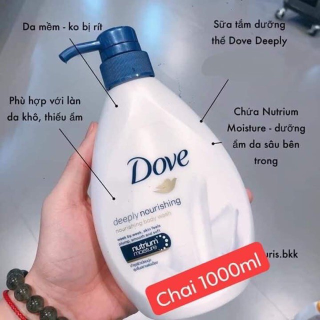 Sữa tắm dove thái lan 1 lít
