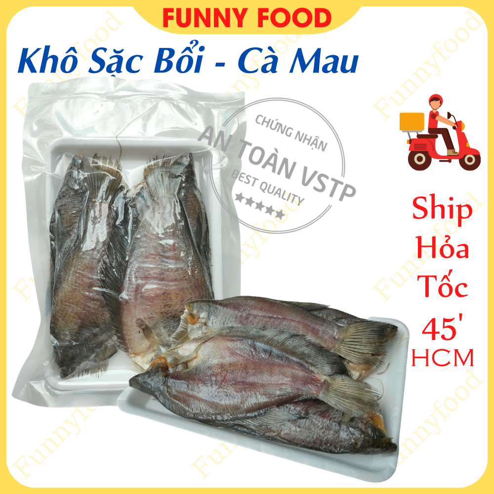 Khô sặc bổi - sặc rằn - khô cá sặc cà mau 500g - - funnyfood