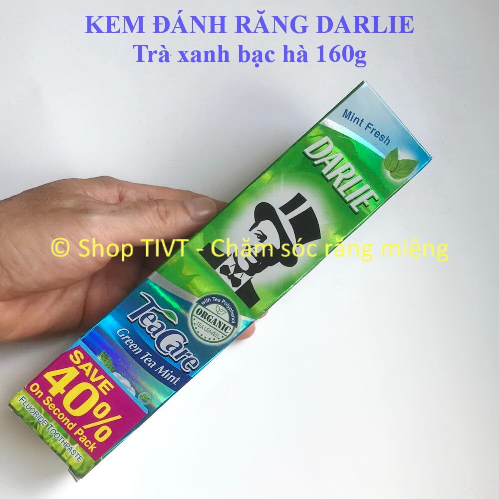 Kem đánh răng ông già Darlie, kem đánh răng tây đen bảo vệ lợi, men răng, trắng răng thơm mát, chống mảng bám-TIVT