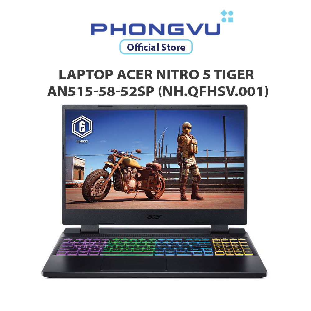 Máy tính xách tay Laptop Acer Nitro 5 Tiger AN515-58-52SP