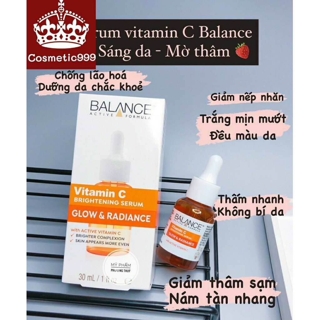 Serum vitamin c Balance Hàn Quốc Sáng Da Cấp Ẩm Dưỡng Trắng Da Chống Lão Hóa-Cosmetic999
