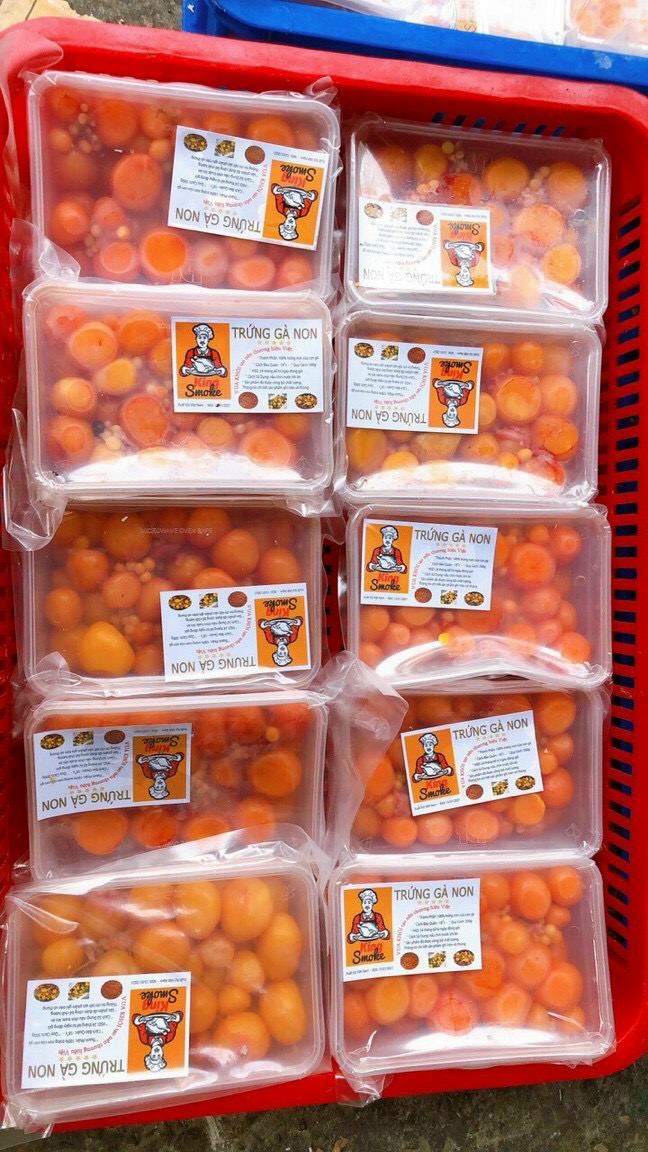 Trứng gà non hộp 500gr