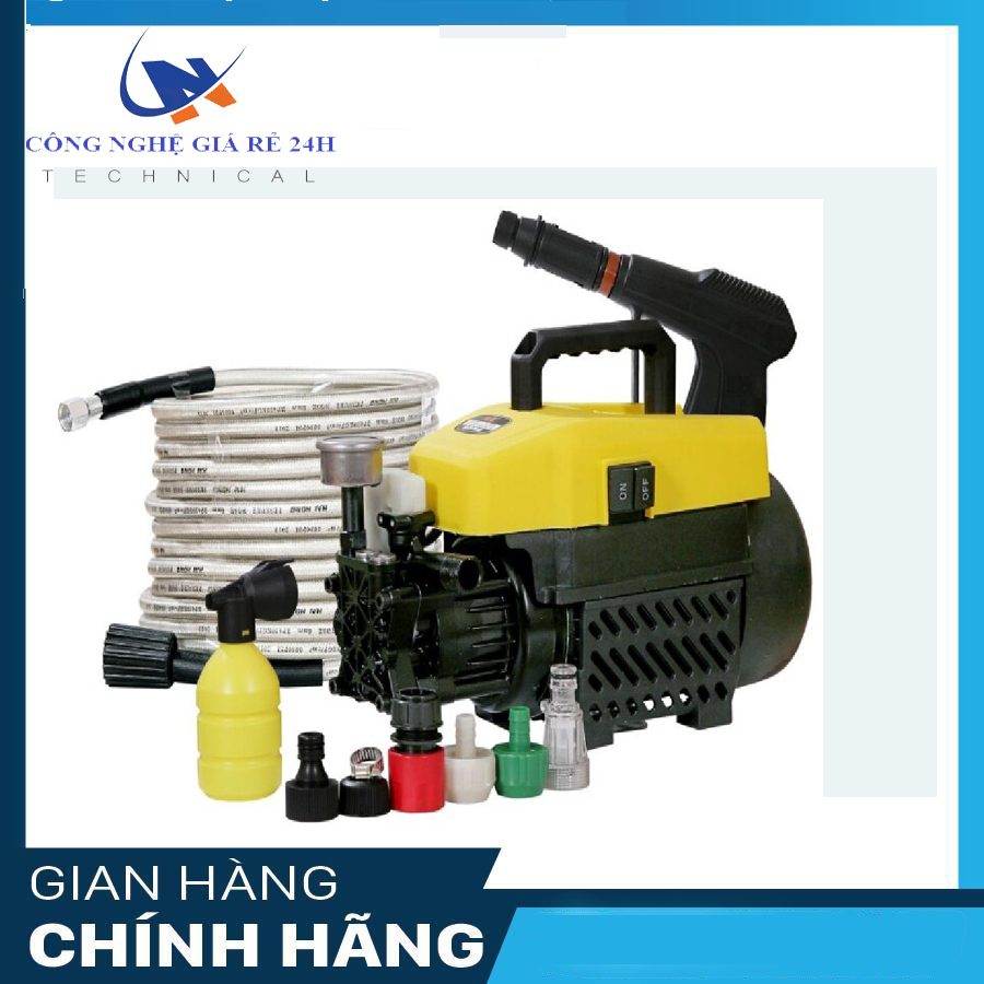 Máy rửa xe áp lực cao công nghệ Nhật Bản - Tặng bình xịt tuyết khi mua máy
