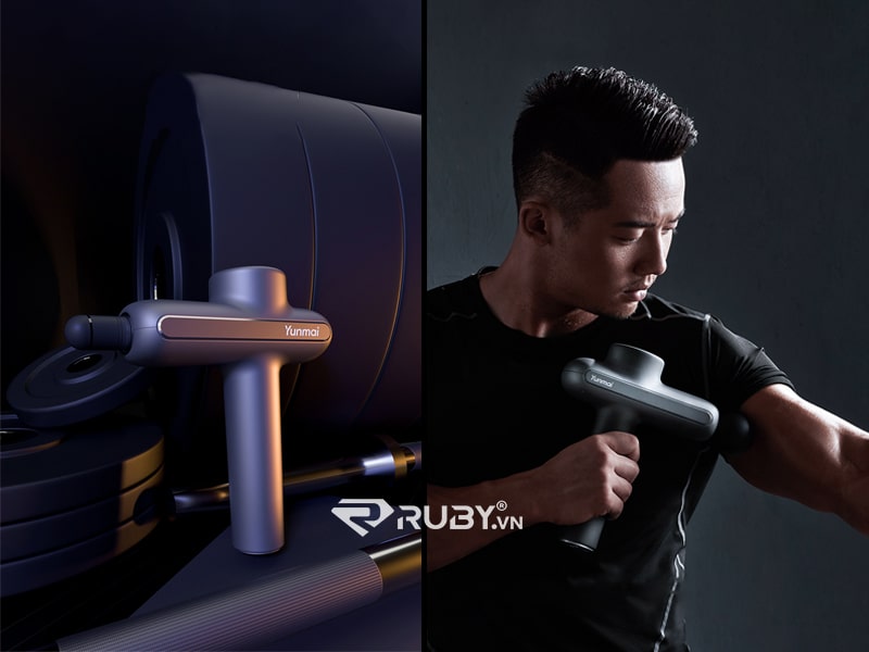 Súng mát xa trị liệu đau nhức giảm căng cơ Xiaomi Meavon Fascial Gun Massage/Xiaomi Yunmai Massage Gun Pro 2